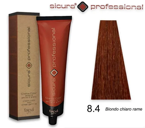 Haarfarbe 8.4 Hellblond Kupfer Faipa Sicura Professional 120ml