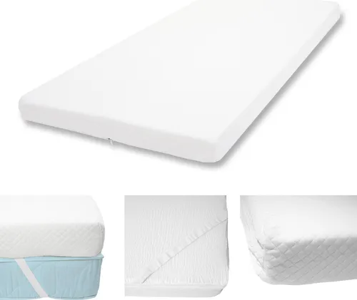 B-Ware 10cm Kaltschaum-Matratzentopper MCW-E63, 90x200cm - Matratzenauflage aus hochwertigem Kaltschaum, mit abnehmbarem Bezug und Antirutsch-Noppen für optimalen Halt. Ideal für erholsamen Schlaf.