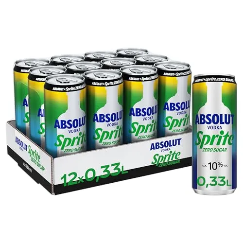 Absolut Vodka Sprite Zero Zitrone-Limette