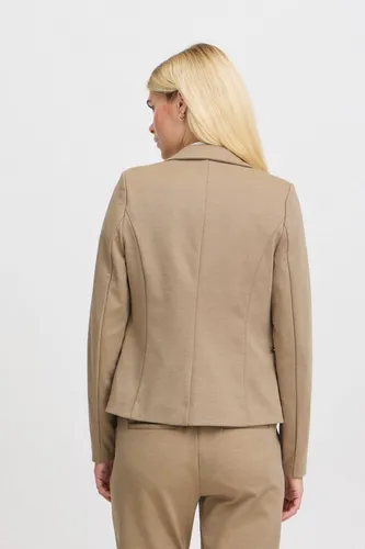 b.young Jackenblazer Kurzblazer - Eleganter Damen-Blazer mit taillierter Passform und Ein-Knopf-Verschluss, ideal für vielfältige Anlässe und kombiniert Komfort mit Stil.
