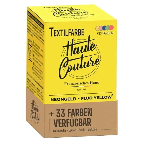 Textilfarbe NeonGelb Haute Couture