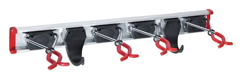 Bruns Gerätehalter Alu-Set, 4 Halter & 2 Haken