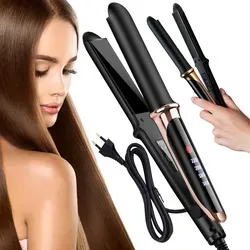 Retoo 2-in-1 Glätteisen für Locken & Glätten