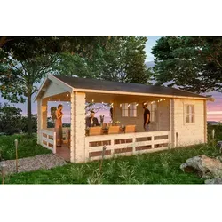 Terrassenhaus SKAN HOLZ Alicante mit Fußboden 420 x 603 cm von SKAN HOLZ