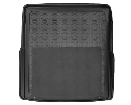 Kofferraumwanne mit Ladekantenschutz passend für VW Passat Variant ab 2/2024/Skoda Superb Combi ab 5/2024 (hoher Boden) AZUGA AZ26000085 Kofferraummatte