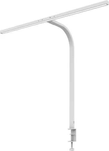 Unilux Schreibtischlampe Strata - dimmbare LED mit Tischklemme - Tischleuchte mit 680 Lumen, 3-stufiger Lichtfarbe und Helligkeitssensor. Flexibel einstellbar für optimalen Komfort beim Arbeiten.