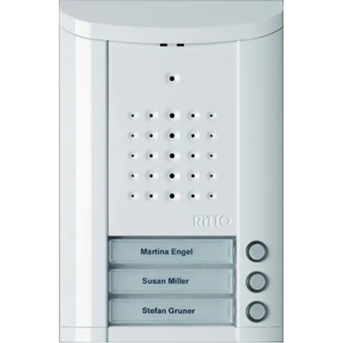 Schneider Electric Türstation ws Entravox 3Tasten (1840370) - Haus-Alarmanlagen mit 3-Tasten-Bedienung für einfache Kommunikation und Sicherheit in Ihrem Zuhause.