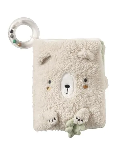 VERTBAUDET Baby Activity-Buch GRÜNER WALD - Kreatives Activity-Buch mit 10 Seiten, ideal für die frühkindliche Entwicklung. Mit verschiedenen Materialien und einem niedlichen Bären-Design, das zum Entdecken einlädt.