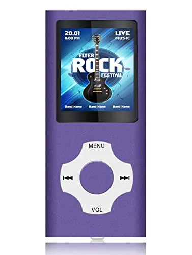Tabmart MP4 Musik Player mit 32GB MicroSD Speicherkarte