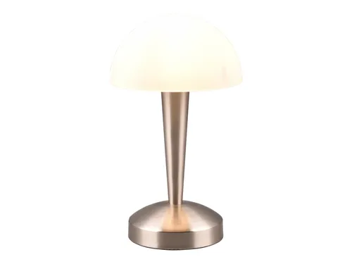 Tischleuchte REALITY R59561107 aus Nickel mit 1xE14 - Moderne Stehleuchte, elegant in Nickel, ideal für stimmungsvolle Beleuchtung und ein Highlight in jedem Raum.