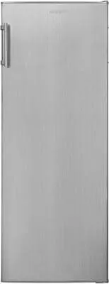 Exquisit KS320-V-H-040E inox – Freistehender Standkühlschrank - Kühlschrank mit 242 Litern, energieeffizienter Klasse E, ideal für Ihre Küche mit elegantem Edelstahl-Design.