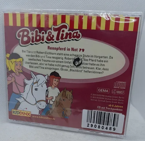 Bibi & Tina - Rennpferd in Not - Folge 79 - Hörspiel - CD - *NEU* & OVP