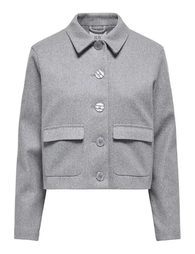 JDY Übergangsjacke in Grau