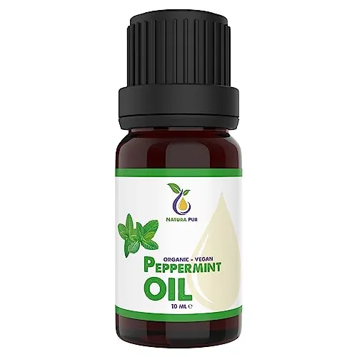 Pfefferminzöl BIO 10ml - 100% naturreines ätherisches Öl, vegan - Peppermint Oil (Mentha Piperita) Minzöl - Aroma Diffuser Öl