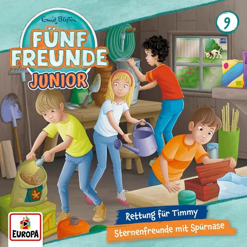 CD * FÜNF FREUNDE JUNIOR -  HSP 9 - RETTUNG FÜR TIMMY - STERNENFREUNDE # NEU =