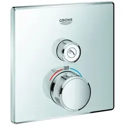 Grohe Grohtherm Smartcontrol Brausethermostat 29123000 - Duscharmaturen mit innovativem SmartControl für präzise Temperatur- und Volumensteuerung. Langlebige GROHE StarLight® Chrom-Oberfläche und konstante Wassertemperatur dank GROHE TurboStat.