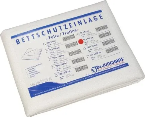 BETTSCHUTZEINLAGE Folie Frottee 90x100 cm 1 St