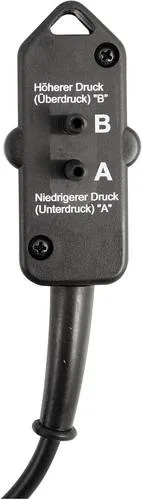 Greisinger GMSD 2 BR Drucksensor - Sonstige Messteile & Zubehör, präzise Differenzdruckmessung von -1000 bis +2000 mbar mit 1 mbar Auflösung, ideal für Luft und nicht aggressive Gase.