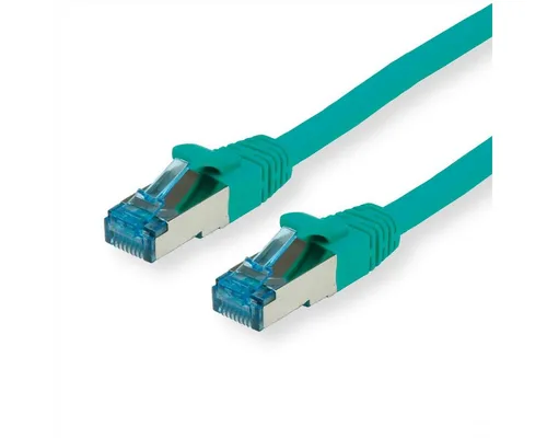 VALUE Patchkabel Cat.6A (Class EA) S/FTP (PiMF), LSOH LAN-Kabel, RJ-45 Männlich (Stecker), RJ-45 Männlich (Stecker) (15.0 cm)