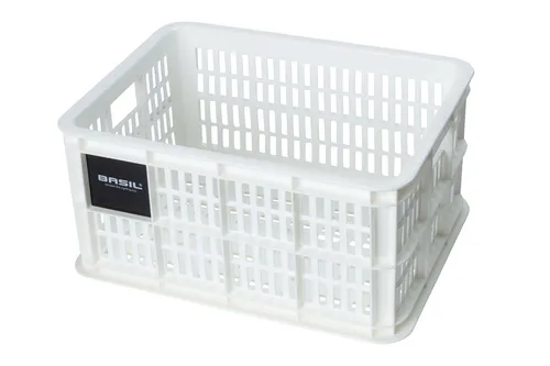 Basil Kunststoffkorb Crate 29 x 39,5 x 21 cm - Praktischer Kunststoffkorb für vielseitige Anwendungen, ideal zur Aufbewahrung und Organisation, robust und leicht zu reinigen.