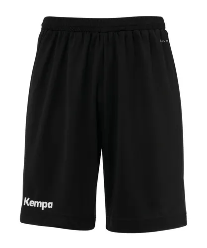 Kempa Jungen 200362201-Klassische Klassische Shorts, Schwarz/Weiß, 116