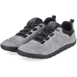 camel active Herren Sneaker aus Nubukleder und Textil Grau, Größe 45 - Herren-Sneaker aus robustem Nubukleder und Textil, ideal für Alltag und Freizeit, mit flexibler Sohle für natürlichen Bewegungsablauf und klassischer Schnürung für sicheren Halt.
