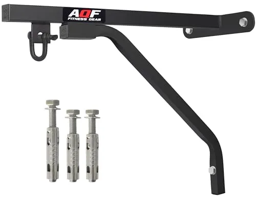 AQF Boxsack Halterung Stahl Boxsack Wandhalterung Mit D-Shackle-Wirbel und Befestigungen für Boxsack Hã¤Ngend- Boxsackhalterung für MMA Muay Thai Training Home, Fitness-Trainingsgeräte