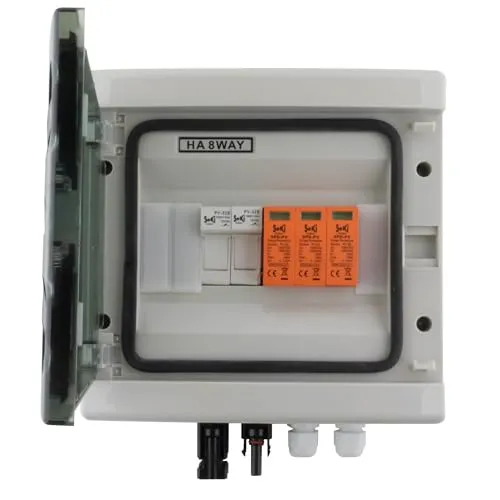 SeKi DC 1 String 3P T2 Solar Anschlusskasten Überspannungsschutz/Blitzschutz 32A 1000V; Aufputz Gehäuse IP65 8 Module; PV Photovoltaik