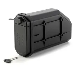 Givi S250 Werkzeugbox - Schwarz - Motorradkoffer mit Sicherheitsverschluss, wasserdicht und ideal für die Montage zwischen Seitenkofferträger und Fahrzeug. Perfekt für zusätzlichen Stauraum auf Touren.