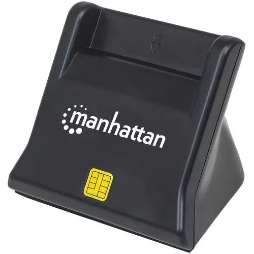 Manhattan USB2.0-Smartcard/SIM-Kartenlesegerät mit Standfuß