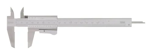 Forum Taschenmessschieber Momentfeststeller 150 mm rostfrei - Messschieber mit Momentfeststeller, ideal für präzise Messungen und langlebig durch rostfreies Material.