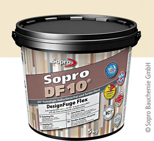 Sopro DF 10 Fliesen Fugenmasse 5 kg hellbeige von SOPRO