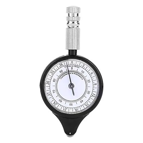 Kurvimeter,Kartenmesser Für Wanderkarten,Mini Cam Karte Messuhr Kompass Entfernungsmesser Meter Entfernungsmesser Canculator Map Tool Multifunktions Kartenmessgerät Für Outdoor Wandern