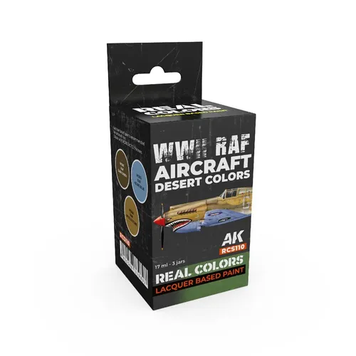 AK Interactive RCS110 - WWII RAF Aircraft Desert Colors SET - Neu