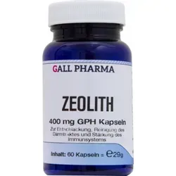 Zeolith 400 mg GPH Kapseln 120 St - rezeptfrei, natürliche Mineralstoffquelle für Ihr Wohlbefinden