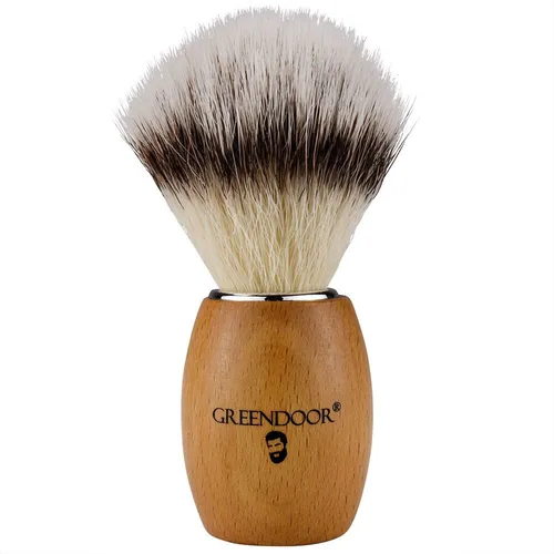 GREENDOOR Kirschholz Rasierpinsel vegan von GREENDOOR