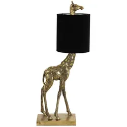 Light & Living Tischlampe, Bronze, Kunststoff, Rund, 16x61x26 cm, CE, Lampen & Leuchten, Innenbeleuchtung, Tischlampen, Tischlampen