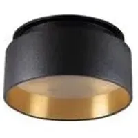 SSC-LUXon Sudara LED Design Einbauspot Gold Schwarz Dimmbar mit Indirektem Licht inkl. LED 4W Warmweiß