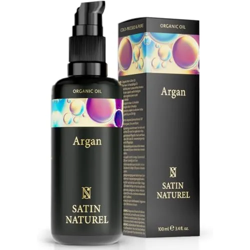 Satin Naturel Haaröl Bio Arganöl - 100% rein und vielseitig - Haaröle mit natürlichem Bio-Arganöl für effektive Schönheitspflege. Ideal für Haut, Haare und Nägel. Antioxidativ, nährend und feuchtigkeitsspendend.