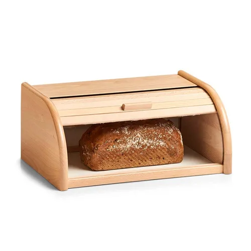 Zeller Brotkasten hellbraun - Sonstige, aus hochwertiger Buche gefertigt und ideal zur Aufbewahrung von Brot, um Frische und Geschmack zu bewahren.