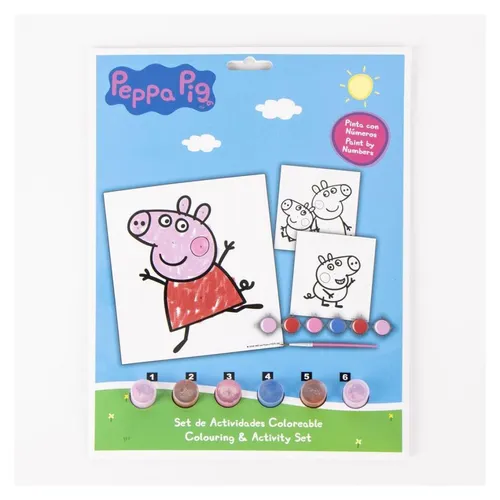 Peppa Wutz Zahlenmalset Kinder Lernspaß Malen & Zählen