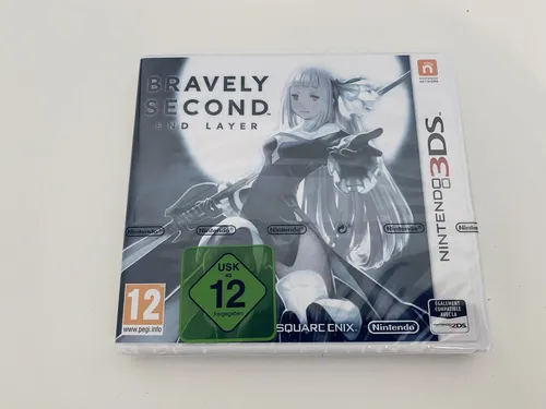 Bravely Second: End Layer - NEU & SEALED für Nintendo 3DS - RPG von Square Enix UK, USK ab 12 Jahren, erlebe ein fesselndes Abenteuer mit strategischen Kämpfen und beeindruckender Grafik.