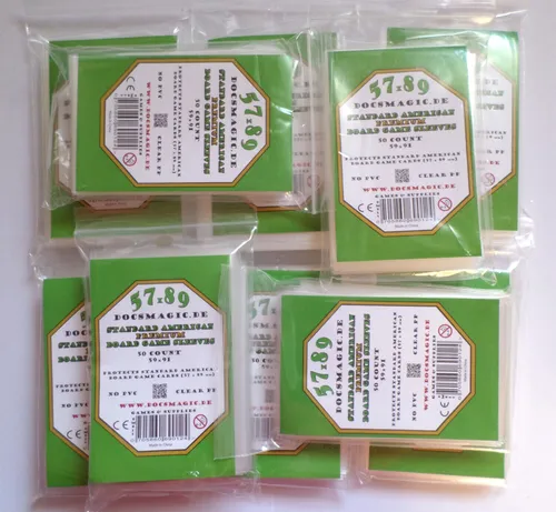 Docsmagic.de Premium Standard American Board Game Sleeves - 59 x 91 500