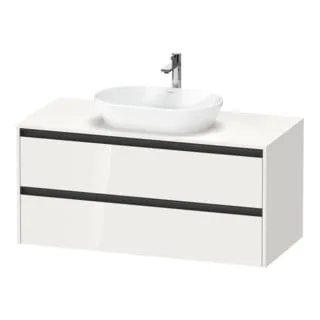 Duravit Ketho.2 Konsolenwaschtischunterbau 120 cm mit 2 Schubkästen