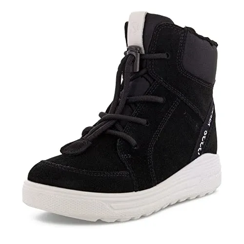 Ecco Jungen Urban Snowboarder Mid-cut Boot, Schwarz, 37 EU - Wanderschuhe mit sportlichem Street-Style, warmem GORE-TEX-Futter und herausnehmbarer Einlegesohle für optimalen Komfort bei Schnee und Regen.