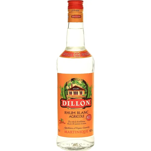 Dillon Rhum Blanc 0,7 Liter 40 % Vol.