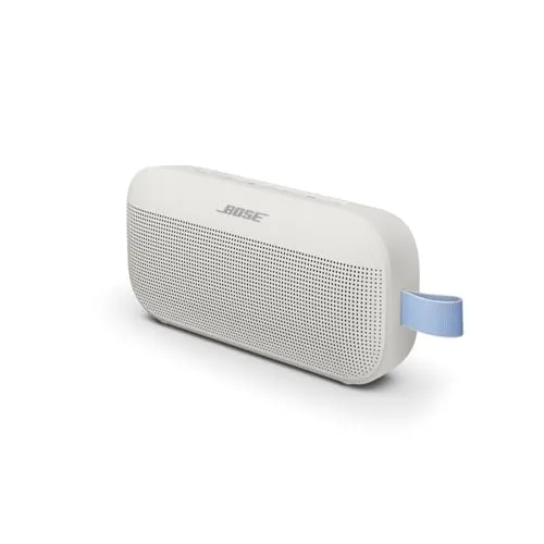 Bose SoundLink Flex Tragbarer Bluetooth-Lautsprecher (2. Gen.), Tragbarer Außen-Lautsprecher mit naturgetreuem Klang, bis zu 12 h Akkulaufzeit, staubdicht und wasserdicht, Nebelgrau - Limited Edition