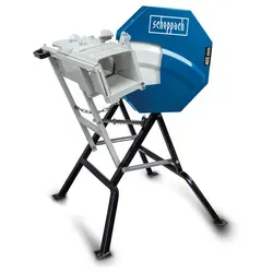 Scheppach HS410 Elektro-Wippkreissäge 230V - inkl. Längsanschlag, ideal zum schnellen Ablängen von Brennholz für gemütliche Kaminabende