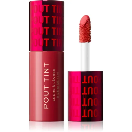 Makeup Revolution Pout Tint Lipgloss mit feuchtigkeitsspendender Wirkung Farbton Sizzlin Red 3 ml