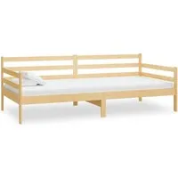 vidaXL Massivholz Kiefer Tagesbett – Multifunktionales Bettsofa - Robustes Tagesbett aus massivem Kiefernholz, ideal als Sofa für den Tag und bequemes Bett für die Nacht – perfekt für Übernachtungsgäste.
